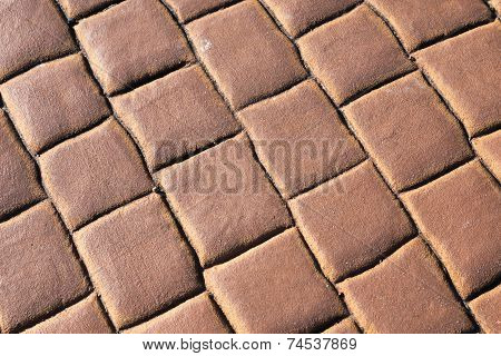 Red Brick Floor Background