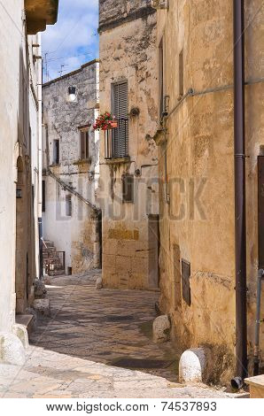 Alleyway. Altamura. Puglia. Italy.
