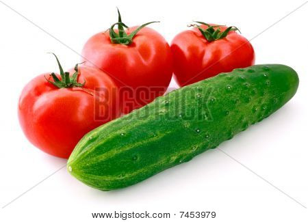 Pomodori e cetrioli