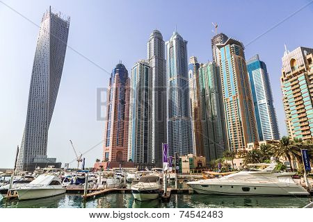 Dubai Marina Cityscape, Uae