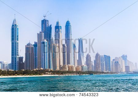 Dubai Marina Cityscape, Uae