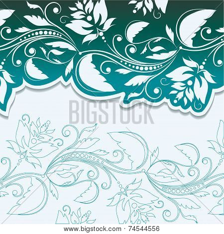 Template frame. Abstract background. Vector illustration