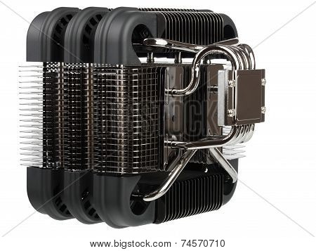 Radiator passive cooling of computer processor