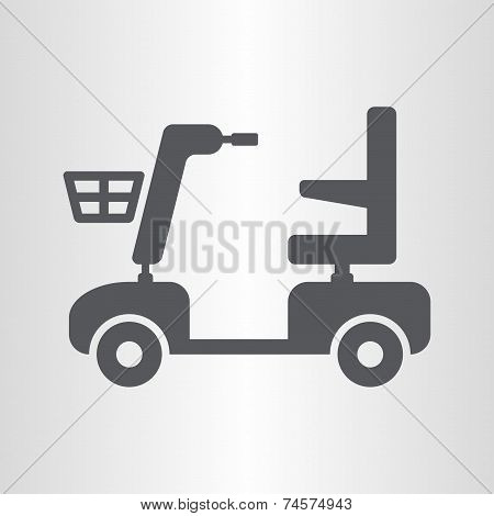 Mobility scooter icon