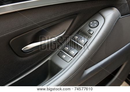 Window raiser control in a modern car