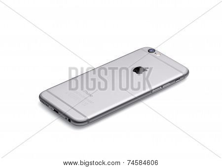 MOSCOW, RUSSIA - SEPTEMBER 27, 2014: New iPhone 6 is a smartphone developed by Apple Inc. Apple rele