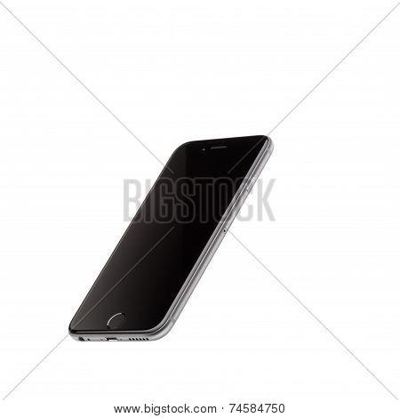MOSCOW, RUSSIA - SEPTEMBER 27, 2014: New iPhone 6 is a smartphone developed by Apple Inc. Apple rele