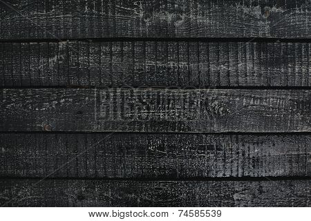 Black Wooden Planks