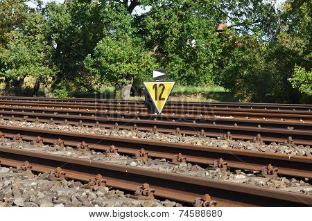 Close-up Of Railway Tracks