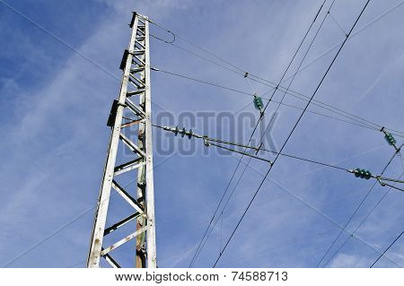 Electricity Pylon For Railways