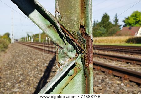 Electricity Pylon For Railways