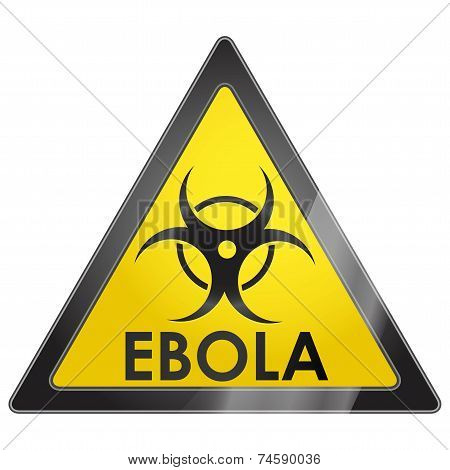 EBOLA virus warning sign
