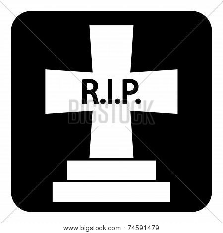 Grave Symbol Button
