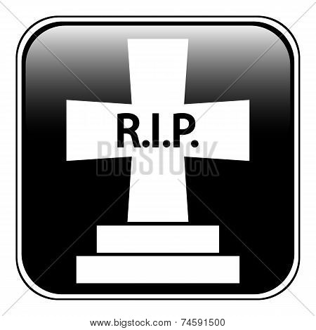 Grave Symbol Button