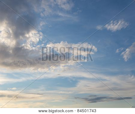 Sky With Dramatic  Clouds