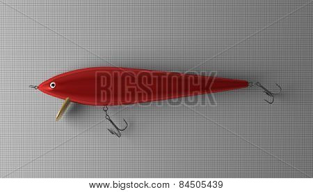 Red Fishing Plug
