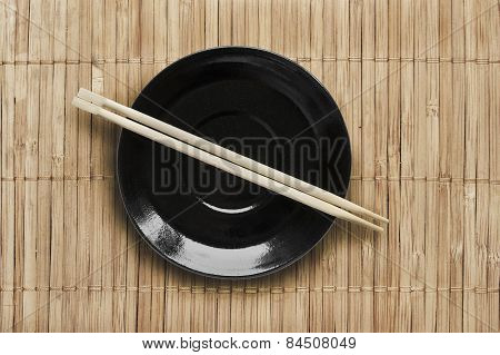 Plate And Chopsticks