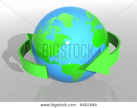 Fundo do conceito de ecologia