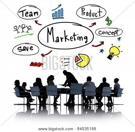 Marketing Strategy Team Business Commercial Advertising Concept
