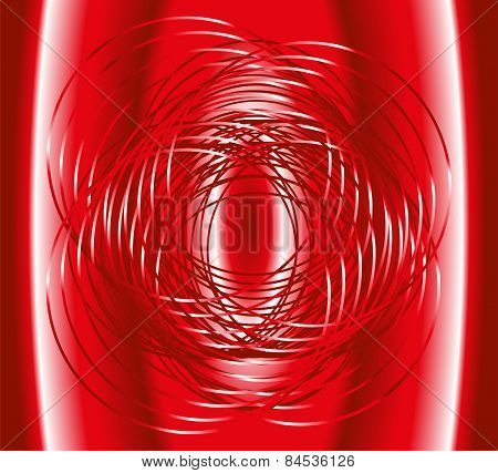 Red seamless circle background
