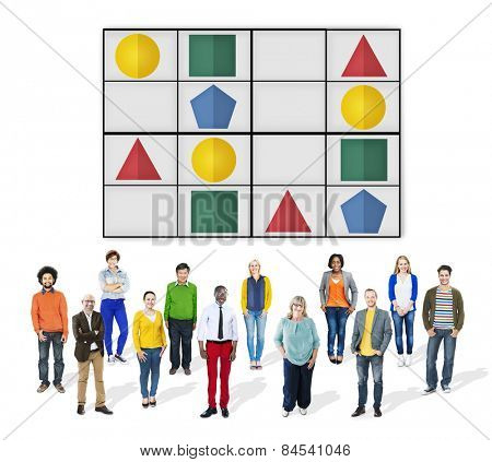 Sudoku Puzzle Problem Solving Leisure Games Concept