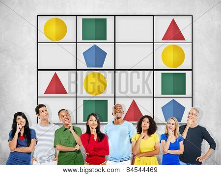 Sudoku Puzzle Problem Solving Leisure Games Concept