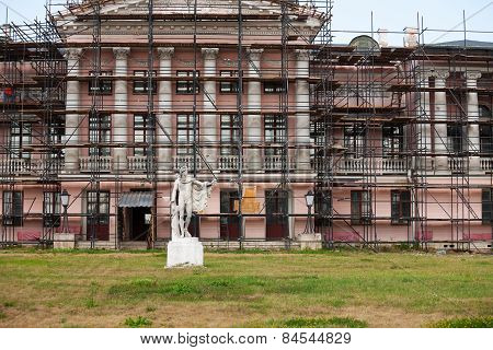 Ostankino Palace Under Reconstruction