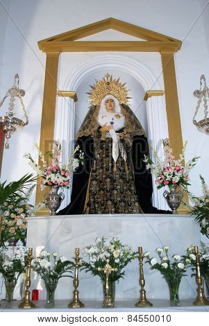 Religious statue, Alora.
