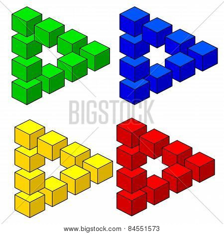Abstract Optical Illusion
