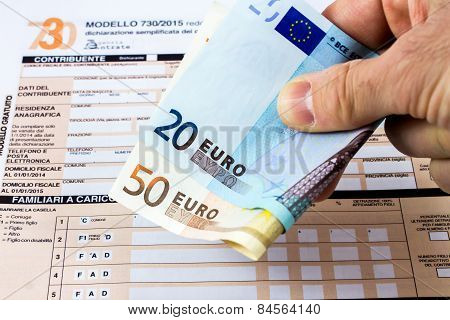 Italian Tax Return Called 730