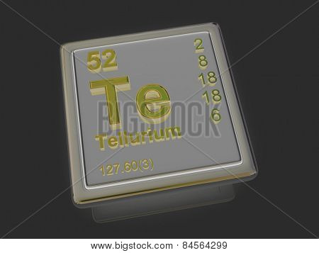 Tellurium. Chemical element. 3d