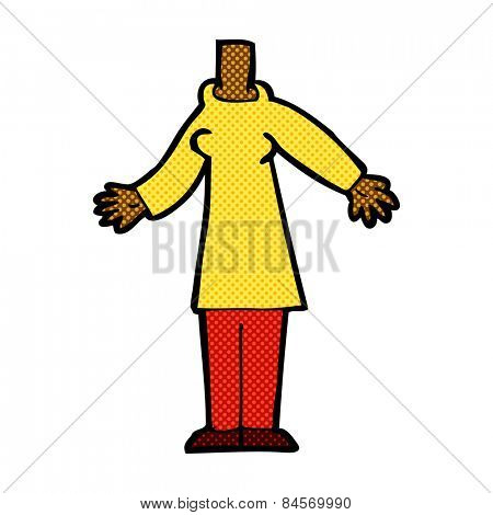 retro comic book style cartoon body (mix and match retro comic book style cartoons or add own photos)