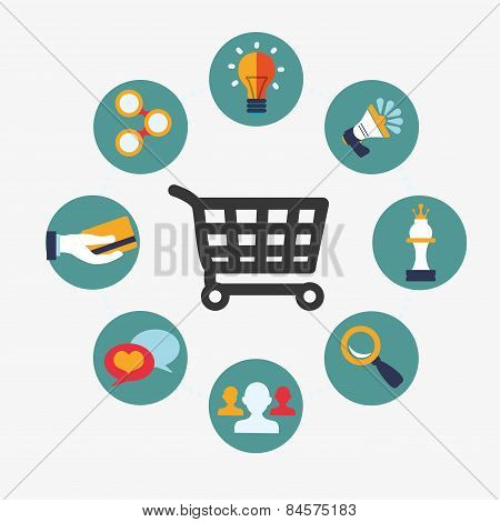 Shopping Design, Vector Illustration.