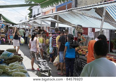 Traditional Street Fair Of Sao Paulo City