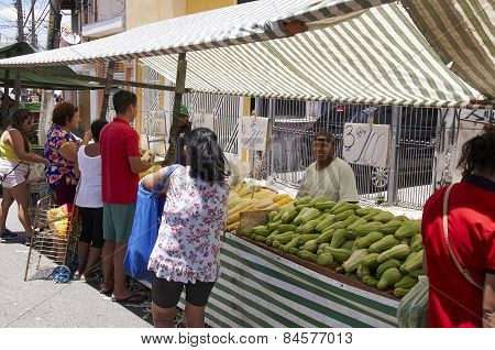 Traditional Street Fair Of Sao Paulo City