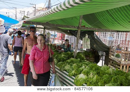 Traditional Street Fair Of Sao Paulo City