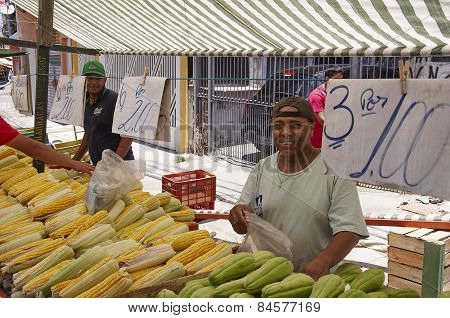 Traditional Street Fair Of Sao Paulo City