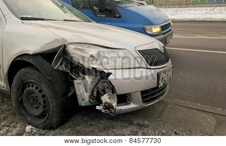 Car Accident On Road