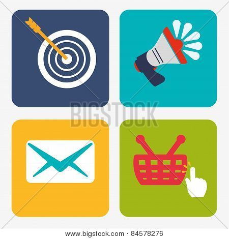 Shopping design, vector illustration.
