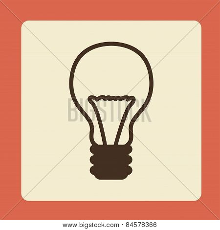 Bulb design, vector illustration.