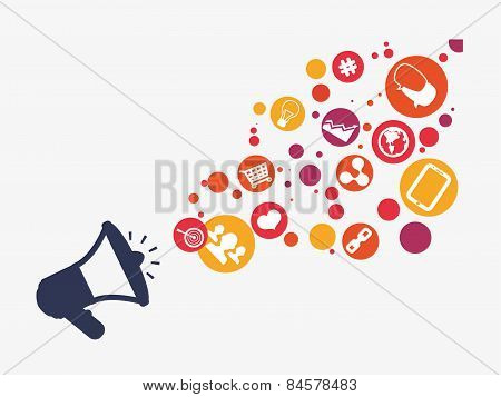 Shopping design, vector illustration.