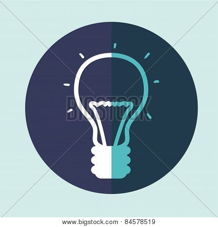Bulb design, vector illustration.