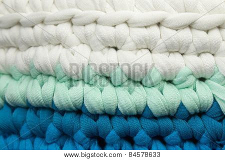 part of crochet rug