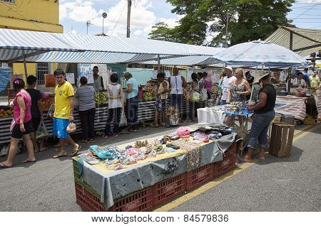 Traditional Street Fair Of Sao Paulo City