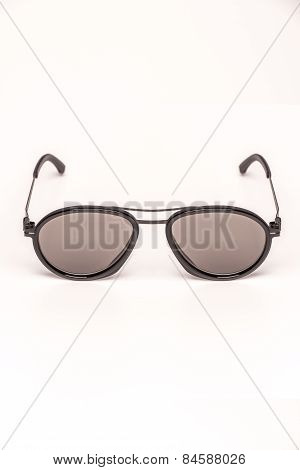 Sunglasses Drops On A White Background