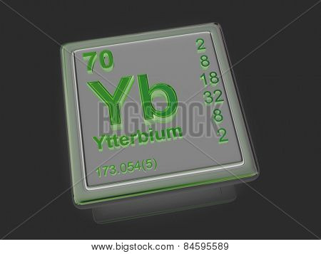 Ytterbium. Chemical element. 3d