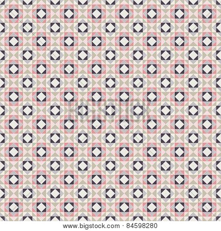 Abstract Geometric Mosaic Triangle Pattern