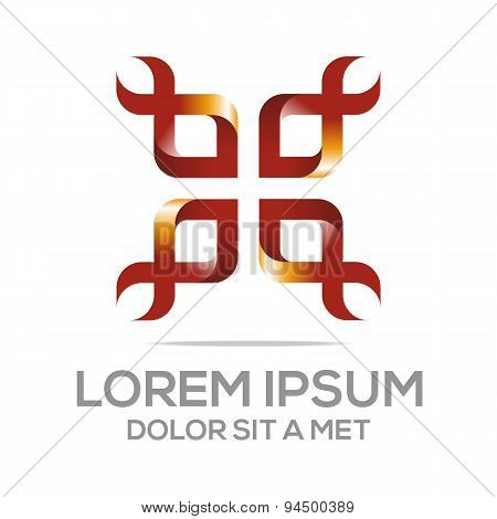 Abstract company style customizable