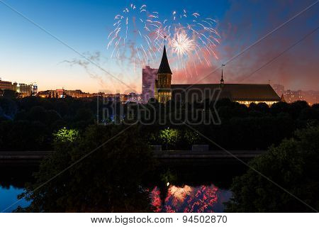 Fireworks Over The Cathedral Of Kant