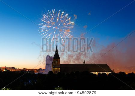 Fireworks Over The Cathedral Of Kant